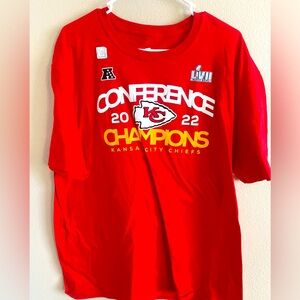 NWT Fanatics NFL Kansas City 2022 Conference Champions T-Shirt size Large‎